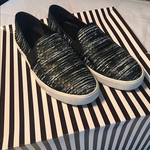 Vince Size 9 Blair Leather Slip On Sneakers $113